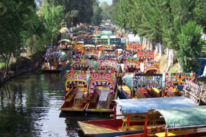 Schwimmende Gärten von Xochimilco